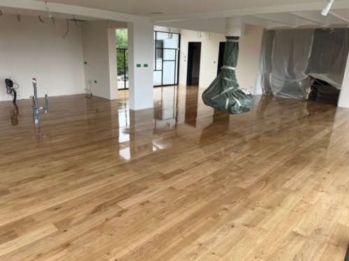 Parquet cloué à Vigoulet-Auzil