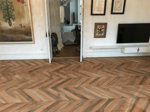 Rénovation parquet Point de Hongrie à Toulouse